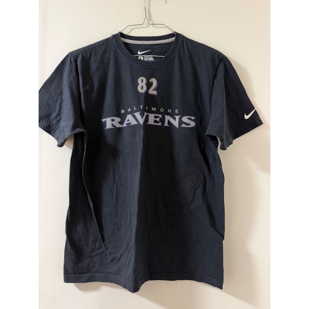 Nike Baltimore Ravens Shirt Mens Large Black Good Torrey Smith 82 Graphic Tee